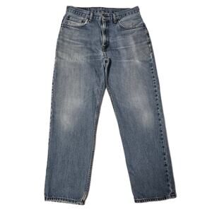 VTG Levis 550 Jeans Mens 32x30 Blue Relaxed Tapered USA Made 90s Light Wash Y2K